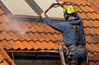 Démoussage et hydrofuge de toiture à Lazer